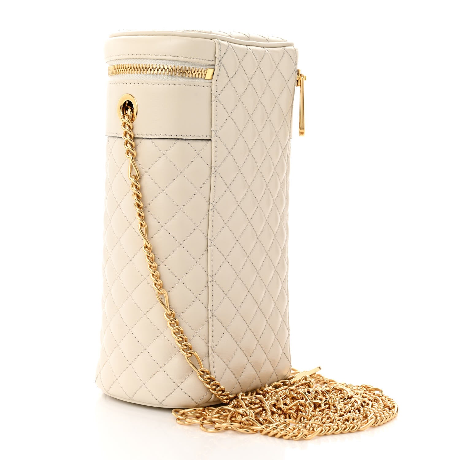 Gucci Calfskin Trapuntata Zumi Belt Bag Off White 3 of 11