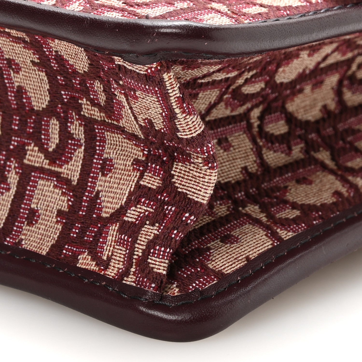 Christian Dior Oblique 30 Montaigne Flap Bag Burgundy 10 of 10
