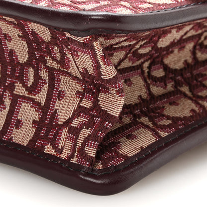 Christian Dior Oblique 30 Montaigne Flap Bag Burgundy 10 of 10