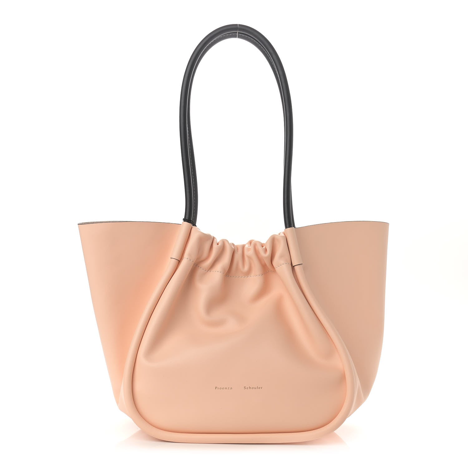 Proenza Schouler Calfskin Large Ruched Tote Peach 3 of 13