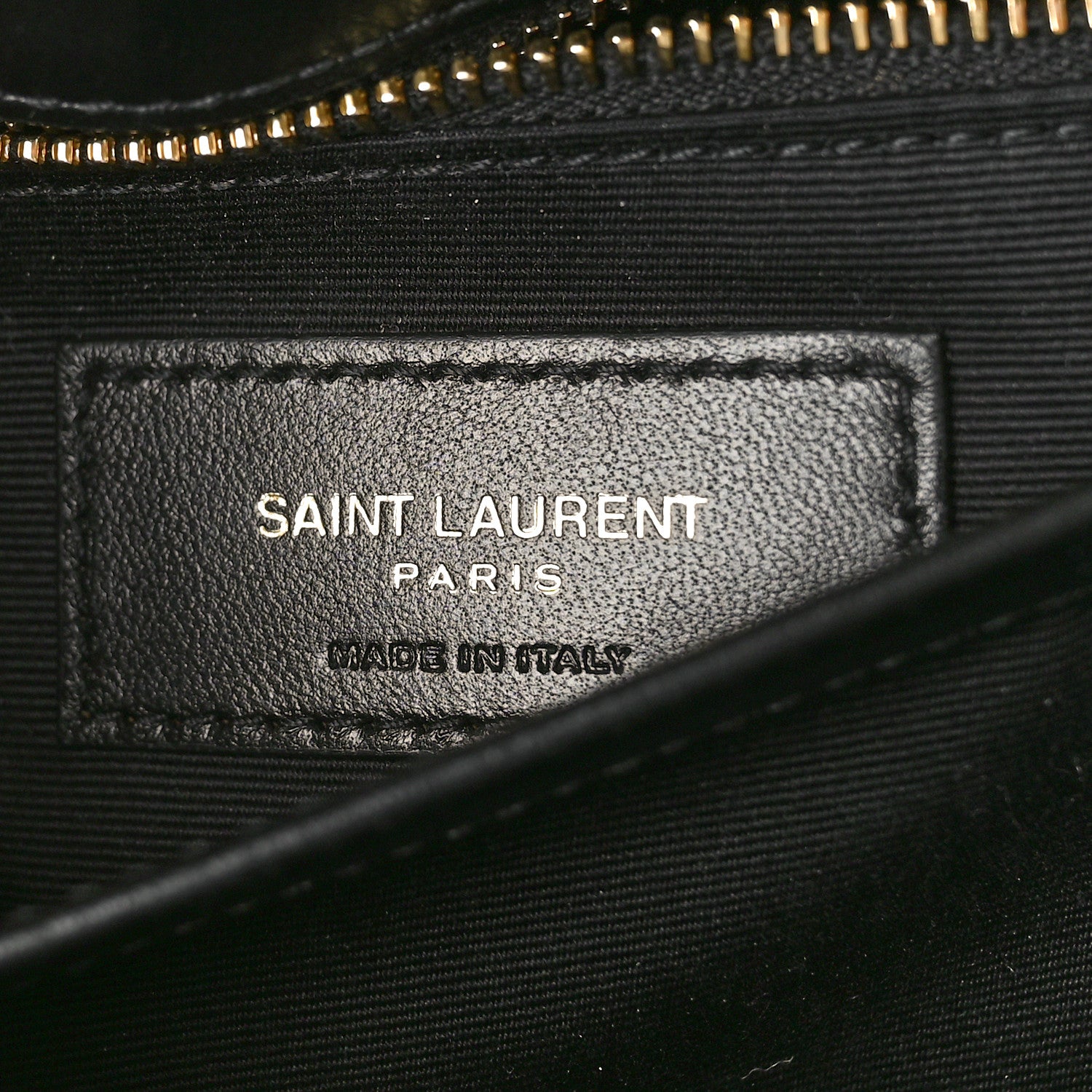 Saint Laurent Calfskin Y Quilted Monogram Toy Loulou Crossbody Bag Black 6 of 12