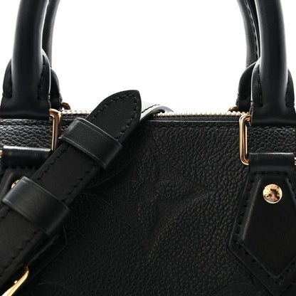 Louis Vuitton Empreinte Monogram Giant Speedy Bandouliere 25 Black 7 of 9