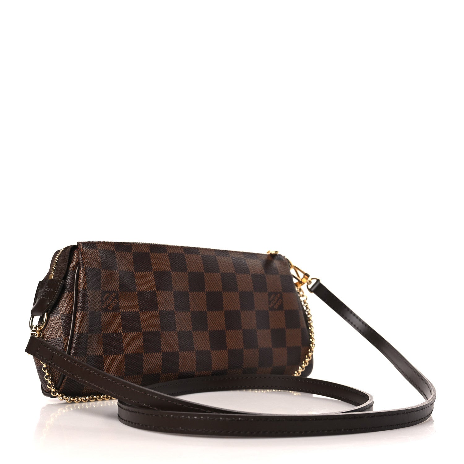 Louis Vuitton Damier Ebene Eva Clutch 3 of 8