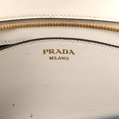 Prada Saffiano City Calfskin Esplanade Crossbody Bag White 6 of 13