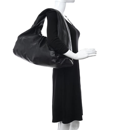 Bottega Veneta Smooth Butter Calfskin Large The Shoulder Pouch Black 2 of 11