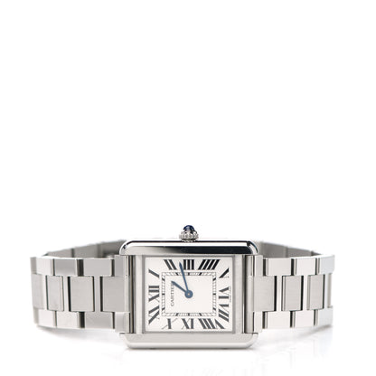 Cartier Stainless Steel 24mm Tank Solo Quartz Watch 2 of 5