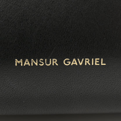 Mansur Gavriel Calfskin Mini Bucket Bag Black Ballerina 12 of 12