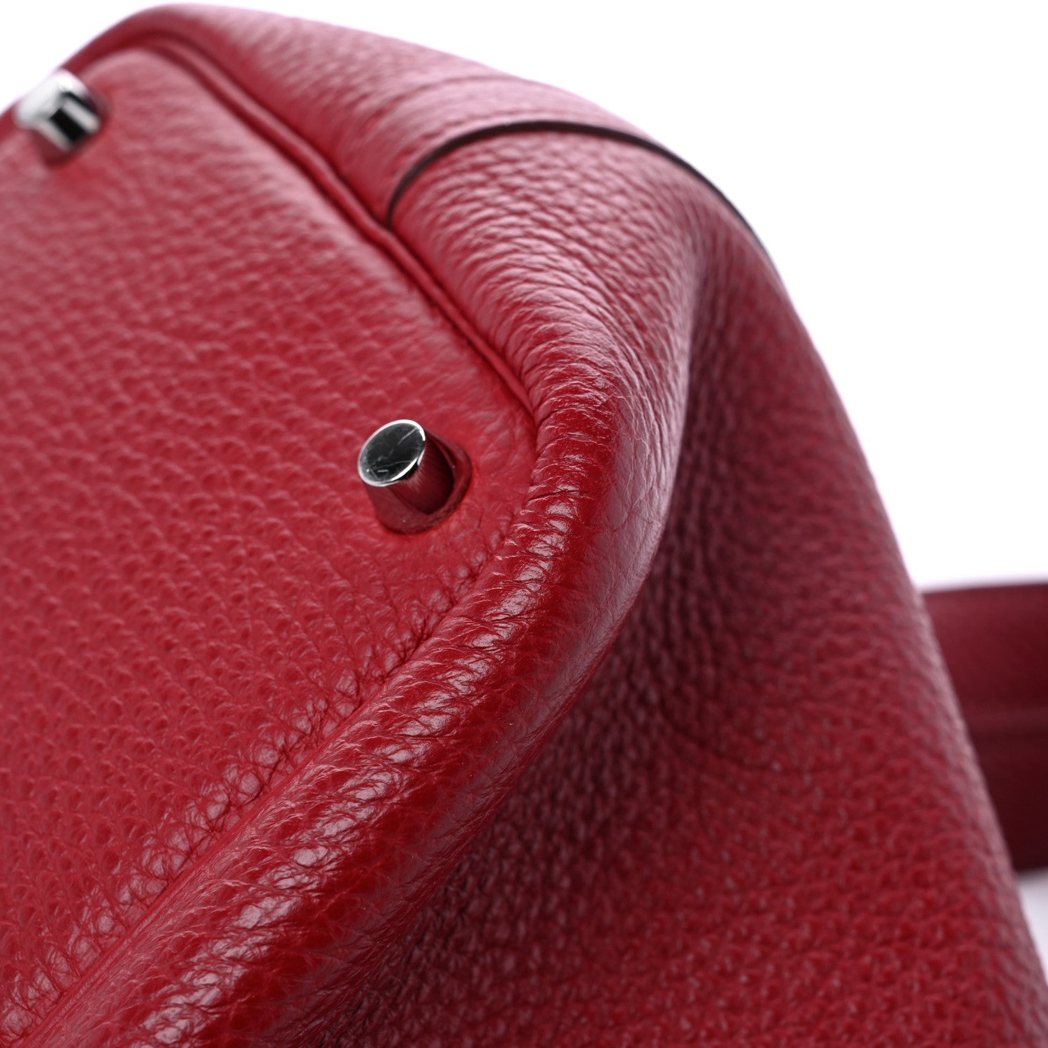 Hermes Taurillon Clemence Picotin Lock 18 PM Rubis 10 of 13