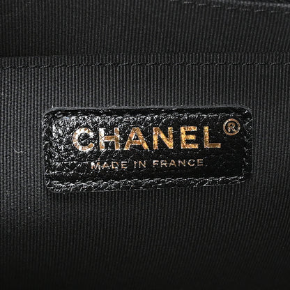 Chanel Grained Calfskin Quilted XXL Travel Flap Bag Black 6 of 11