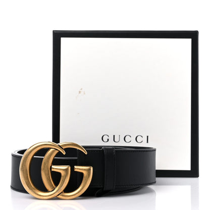 Gucci Calfskin Double G 40mm Belt 110 44 Black 6 of 6