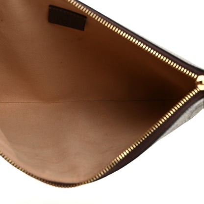 Gucci GG Supreme Monogram Large Ophidia Pouch Clutch Brown 5 of 7