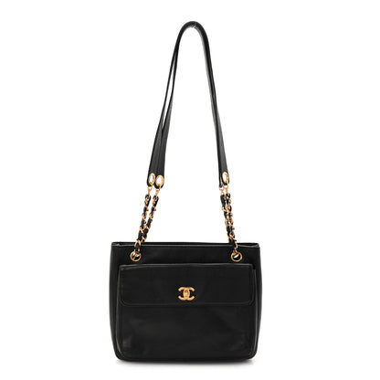 Chanel Caviar Flap Shoulder Bag Black 1 of 10