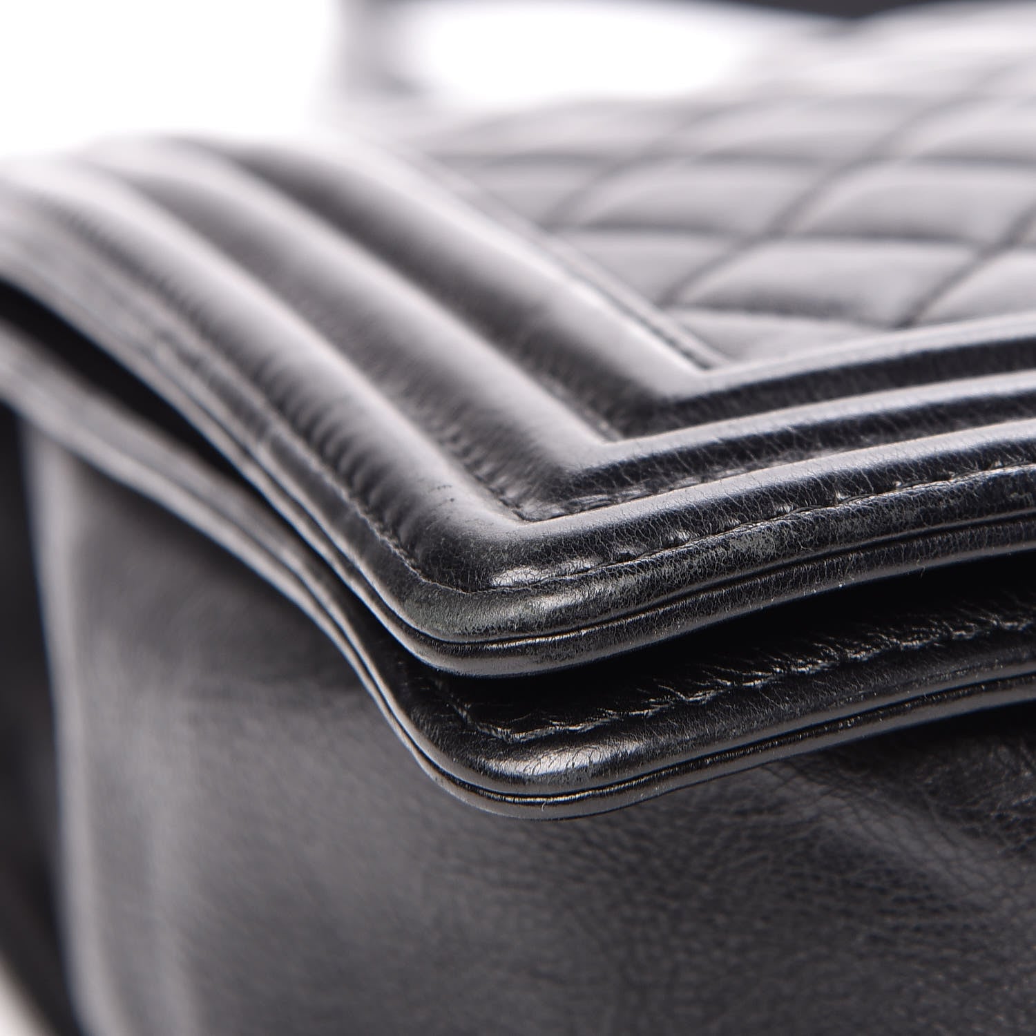 Chanel Calfskin Quilted Large Boy Flap Black 9 of 22