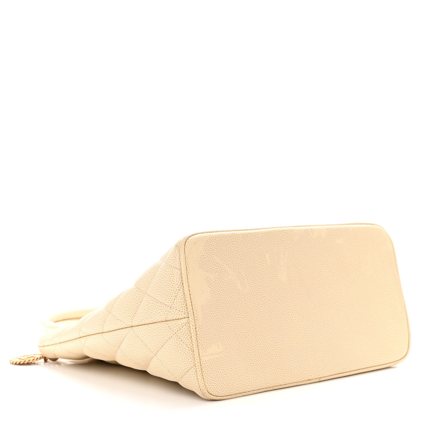 Chanel Caviar Quilted Medallion Tote Light Beige 4 of 15