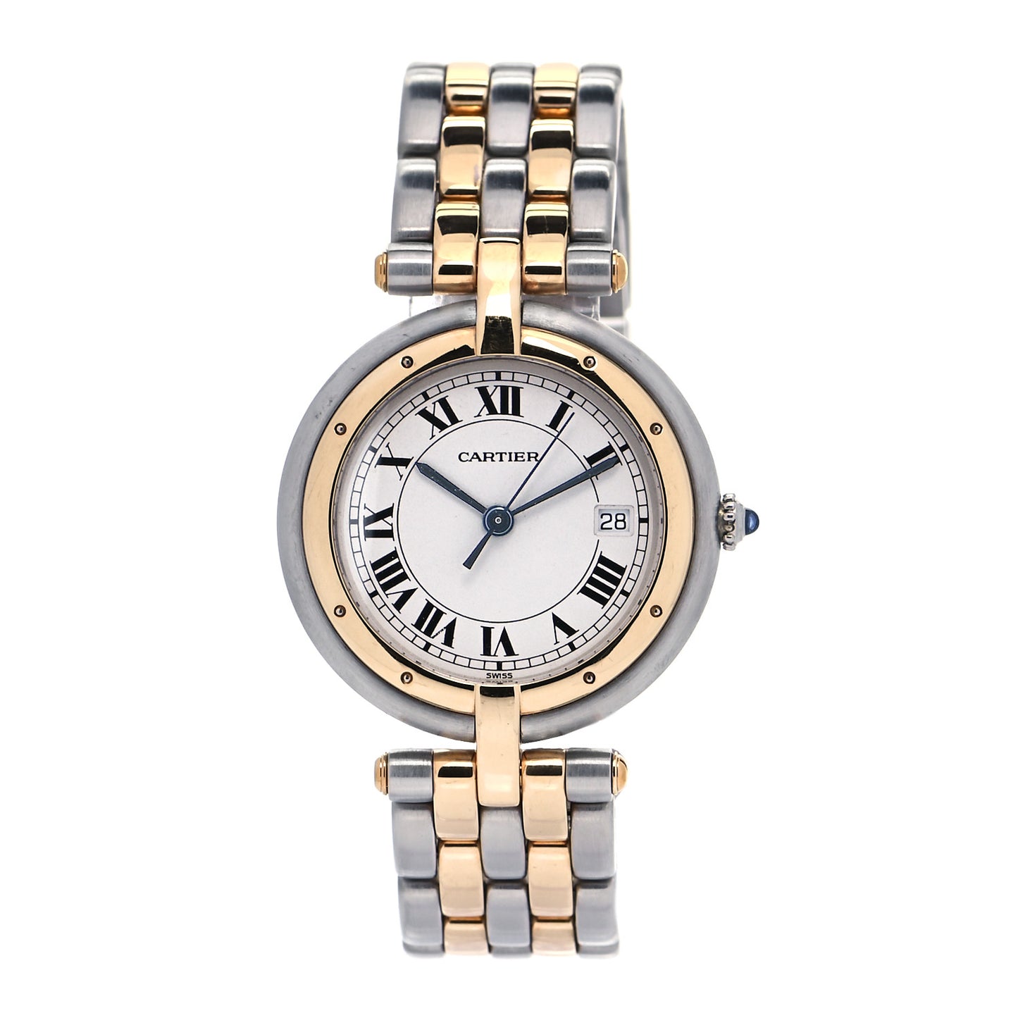 Stainless Steel 18K Yellow Gold 29mm Panthere Vendome Quartz Watch