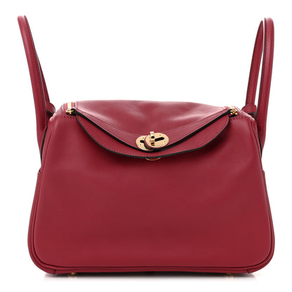 Hermes Swift Verso Lindy 26 Rouge Grenat Orange 1 of 11