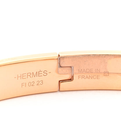 Hermes Enamel Mini Farandole Clic Chaine d'Ancre Bracelet PM Creme 4 of 5