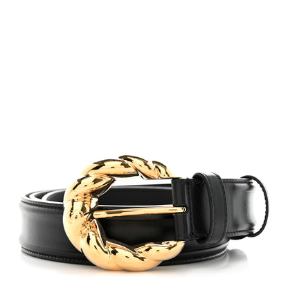Gucci Ciny Calfskin Lux Torchon 35mm Belt 105 42 Black 1 of 5