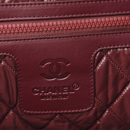 Chanel Nylon Quilted Medium Coco Cocoon Reversible Tote Black 6 of 9