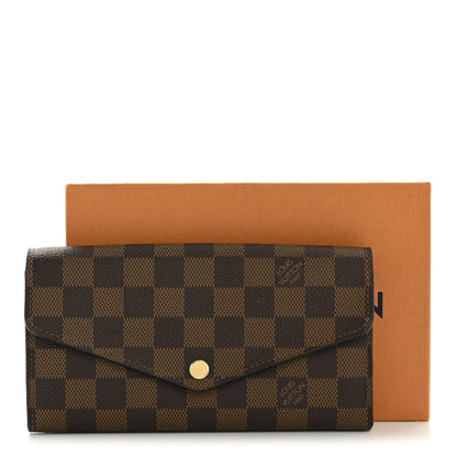 Louis Vuitton Damier Ebene Sarah Wallet NM 10 of 10