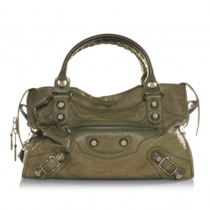 Balenciaga Agneau Giant 21 Silver Hardware City Vert Militaire 1 of 6