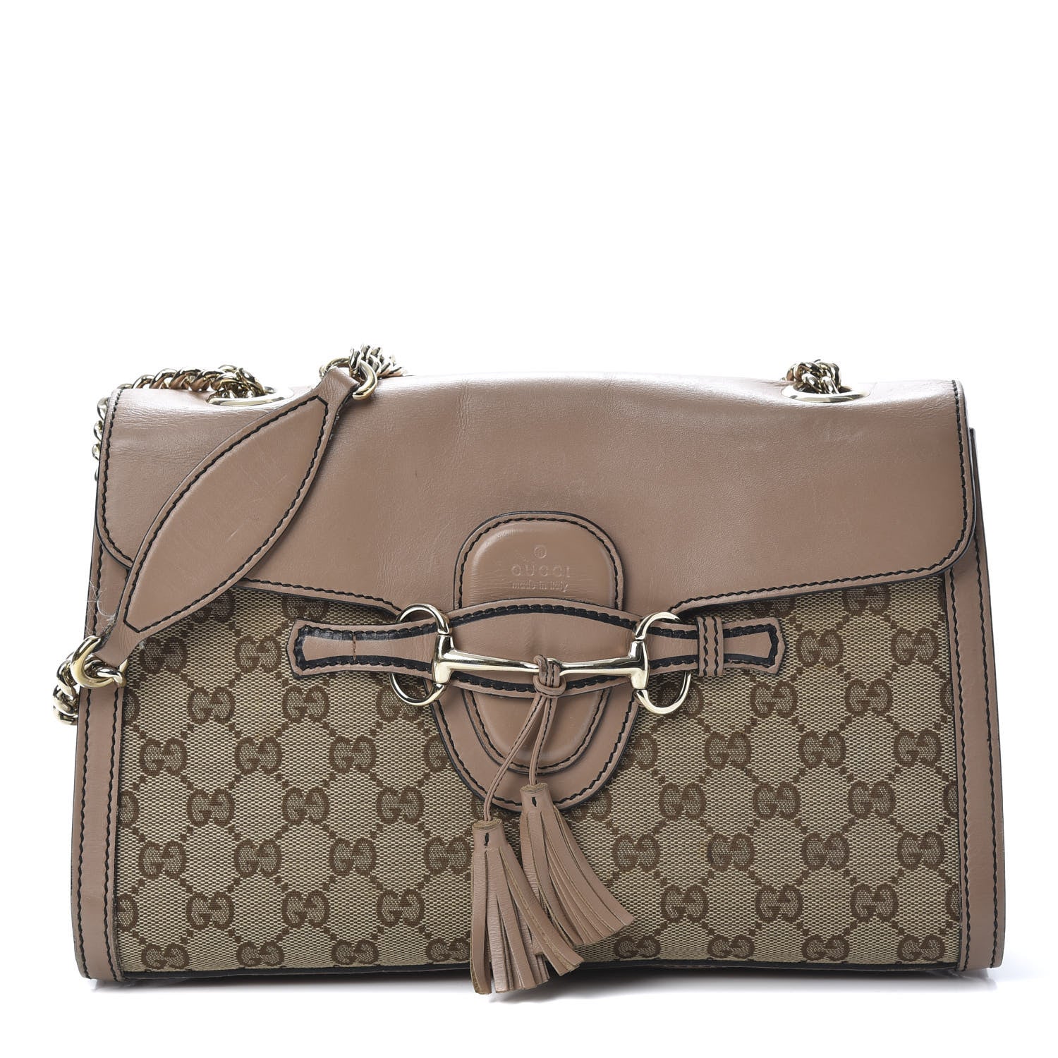 Gucci Monogram Medium Emily Chain Shoulder Bag Light Pink 1 of 18