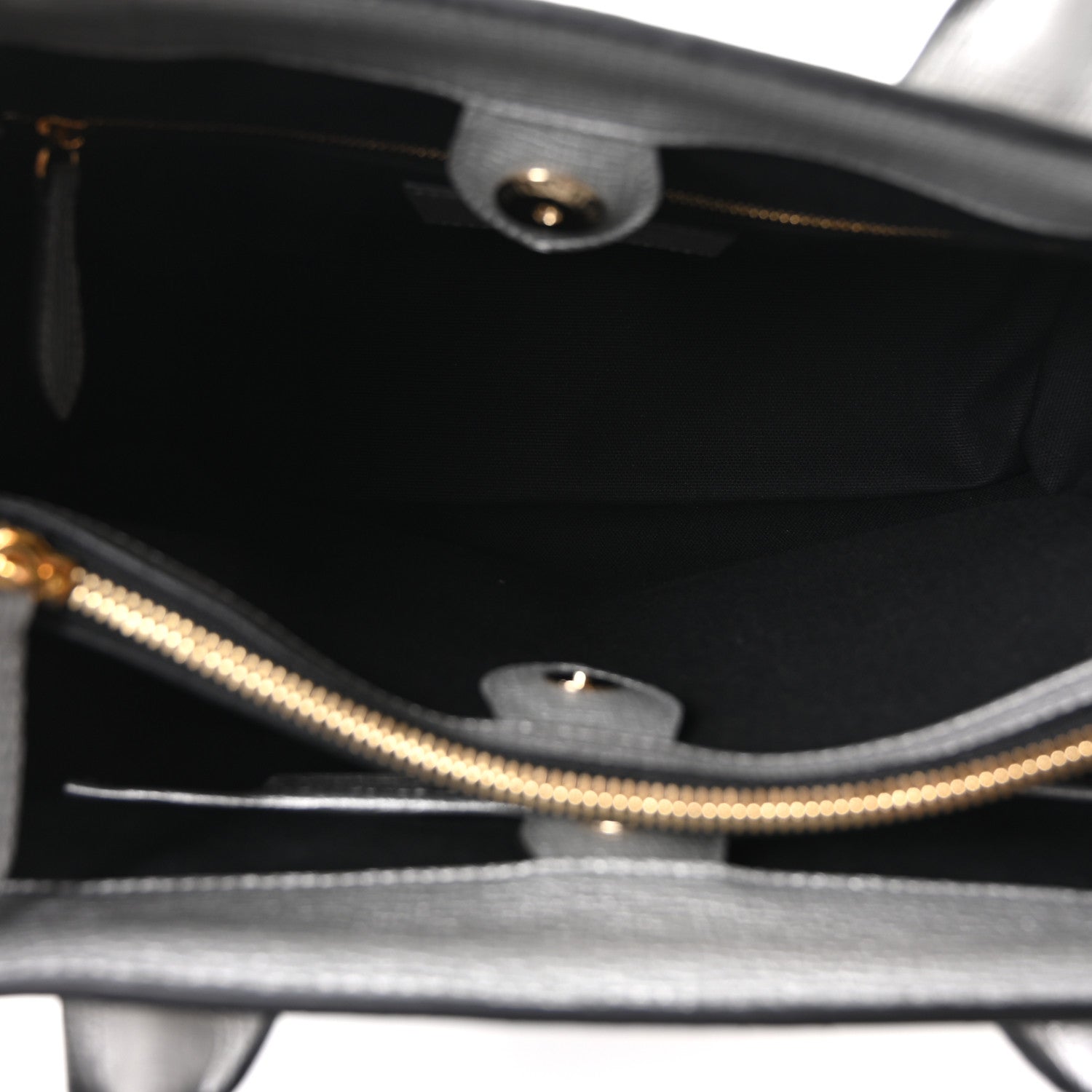 Burberry Metallic Grainy Calfskin House Check Medium Banner Tote Silver 9 of 17