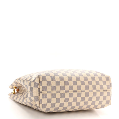 Louis Vuitton Damier Azur Graceful PM Rose Ballerine 4 of 10