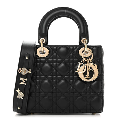 Christian Dior Lambskin Cannage Small My ABCDior Lady Dior Black 1 of 10
