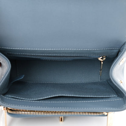 Chanel Caviar Quilted Small Business Affinity Flap Light Blue 5 of 13