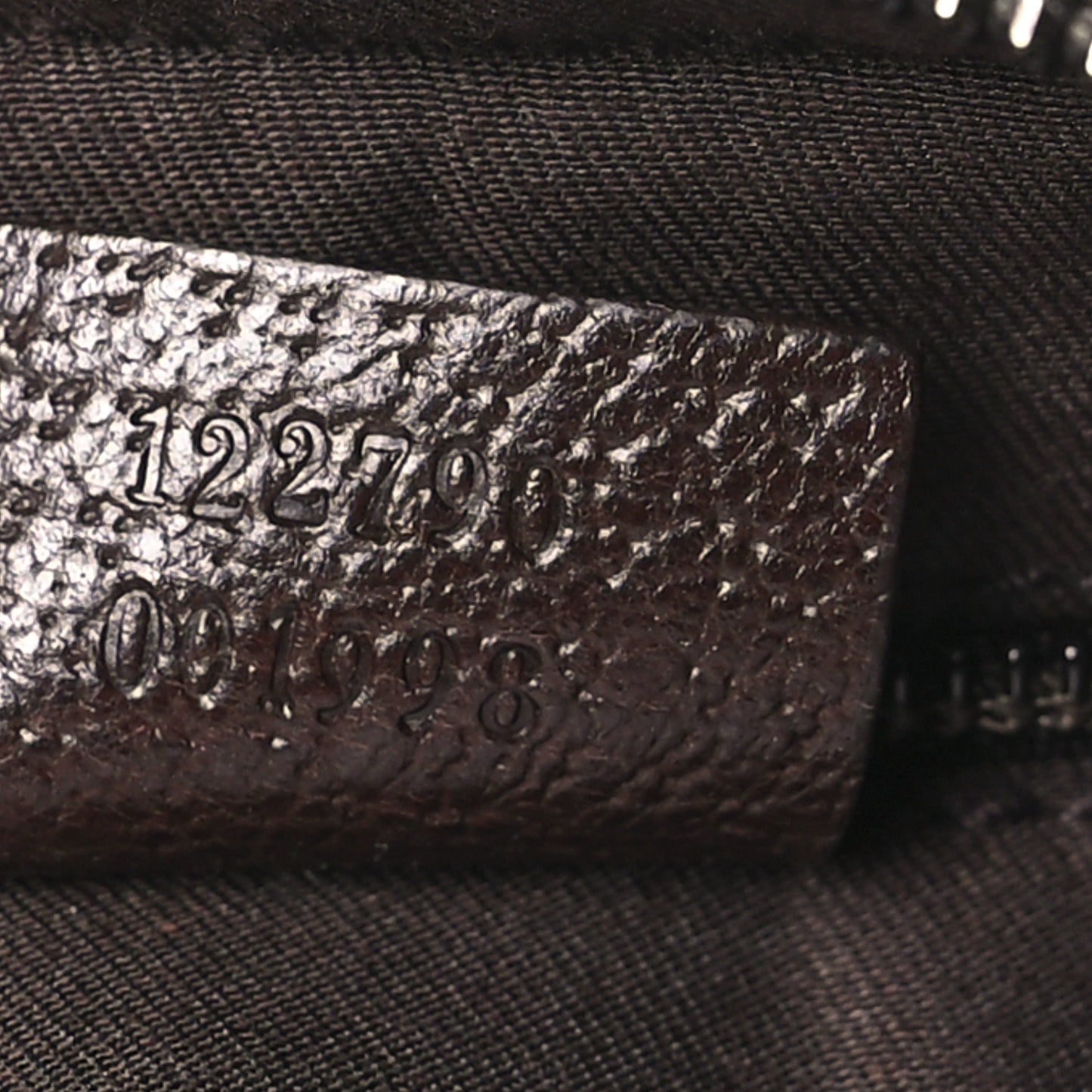 Monogram Web Medium Half Moon Hobo Dark Brown
