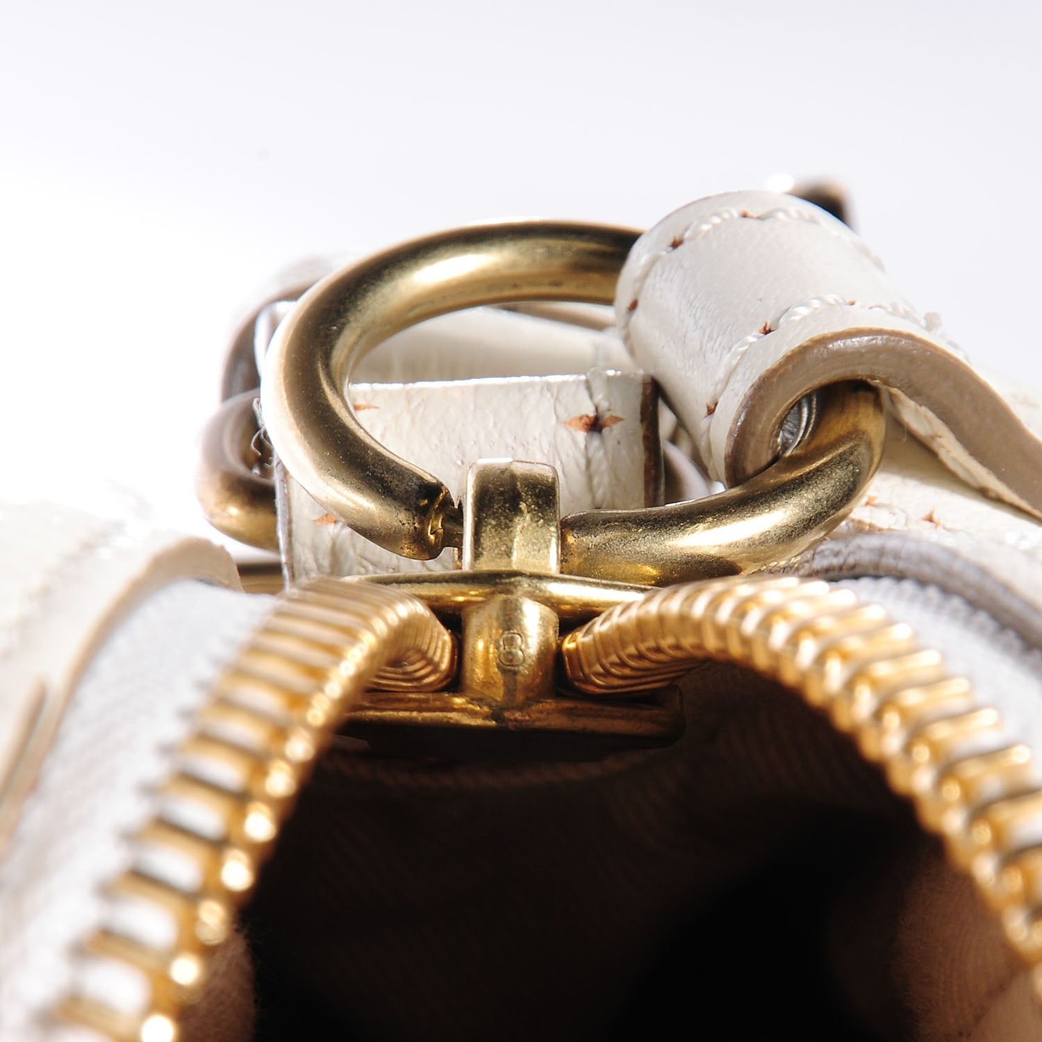 Chloe Calfskin Medium Paraty Cream 12 of 13