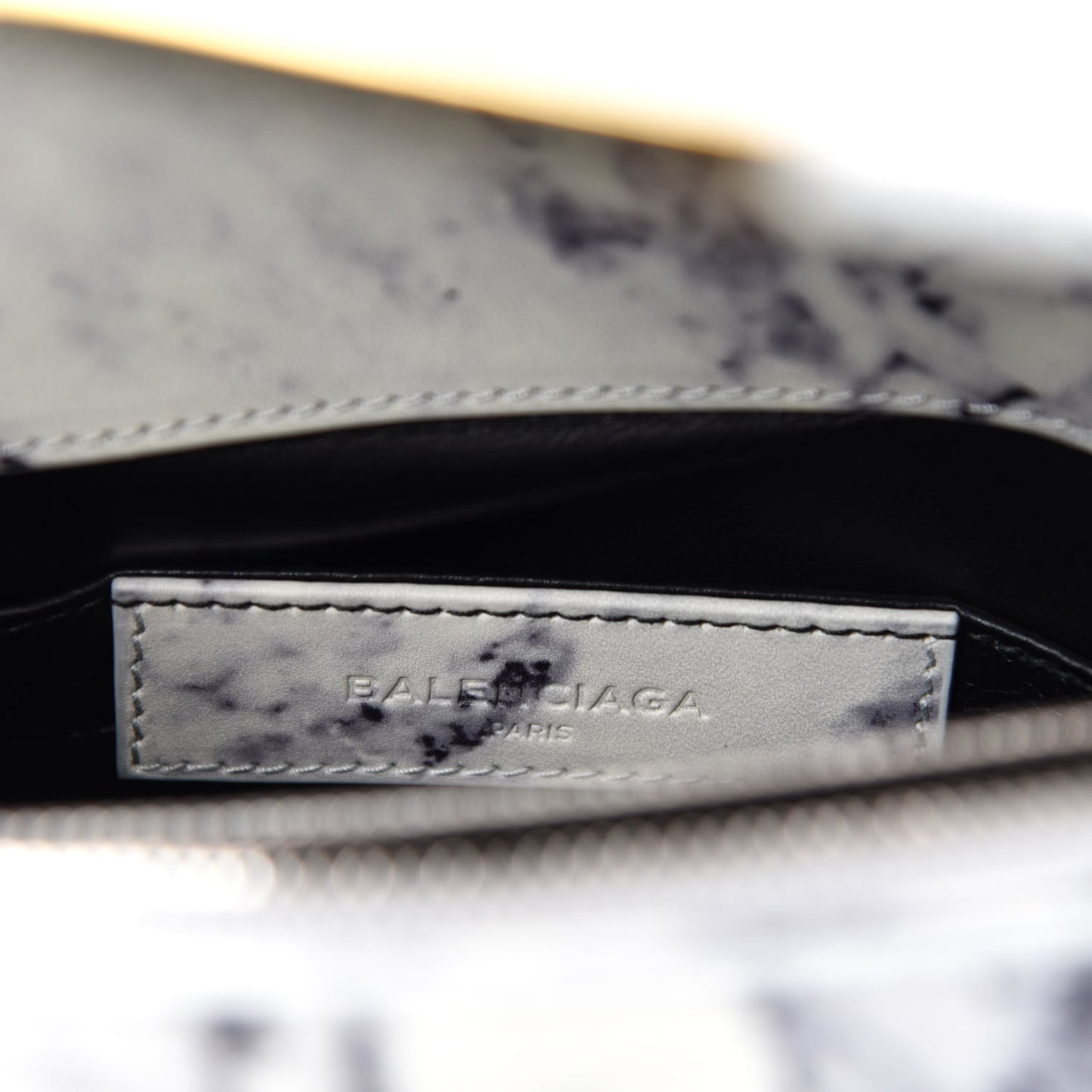 Veau Marbre Le Dix S New Cartable Briefcase Blanc Marbre Black
