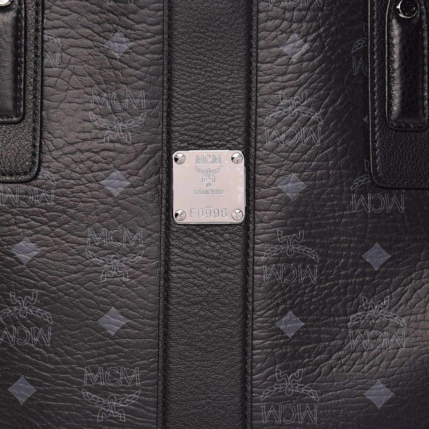 Visetos Large Liz Reversible Shopper Tote Black