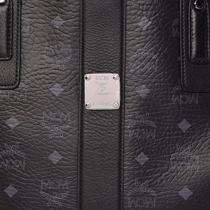 MCM Visetos Large Liz Reversible Shopper Tote Black 12 of 17