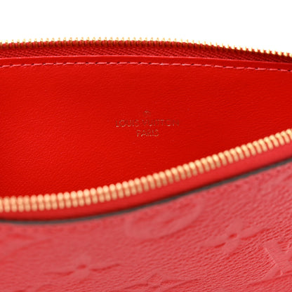 Louis Vuitton Empreinte Felicie Chain Wallet Zippered Insert Cherry 6 of 7