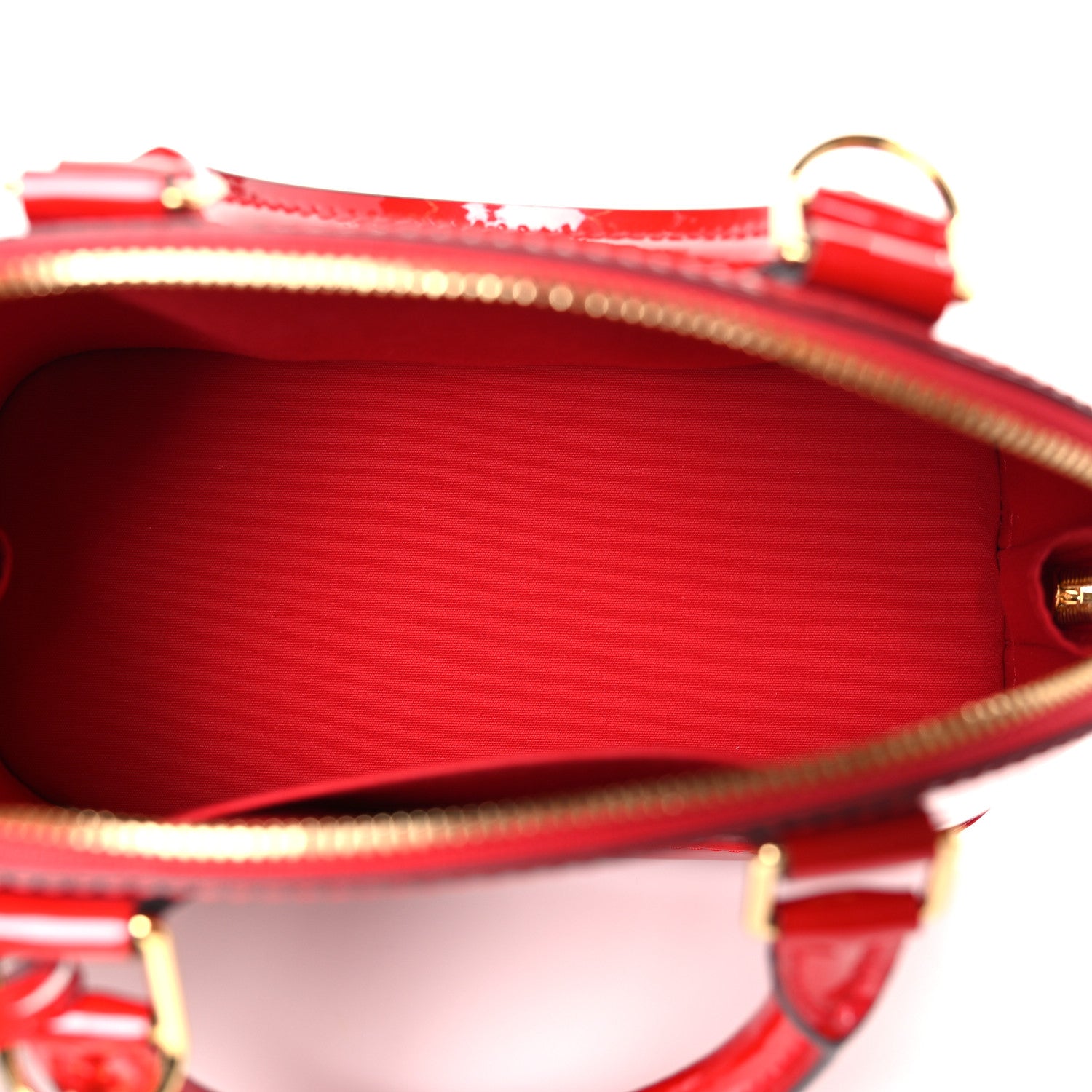 Louis Vuitton Vernis Alma BB Cherry 5 of 8