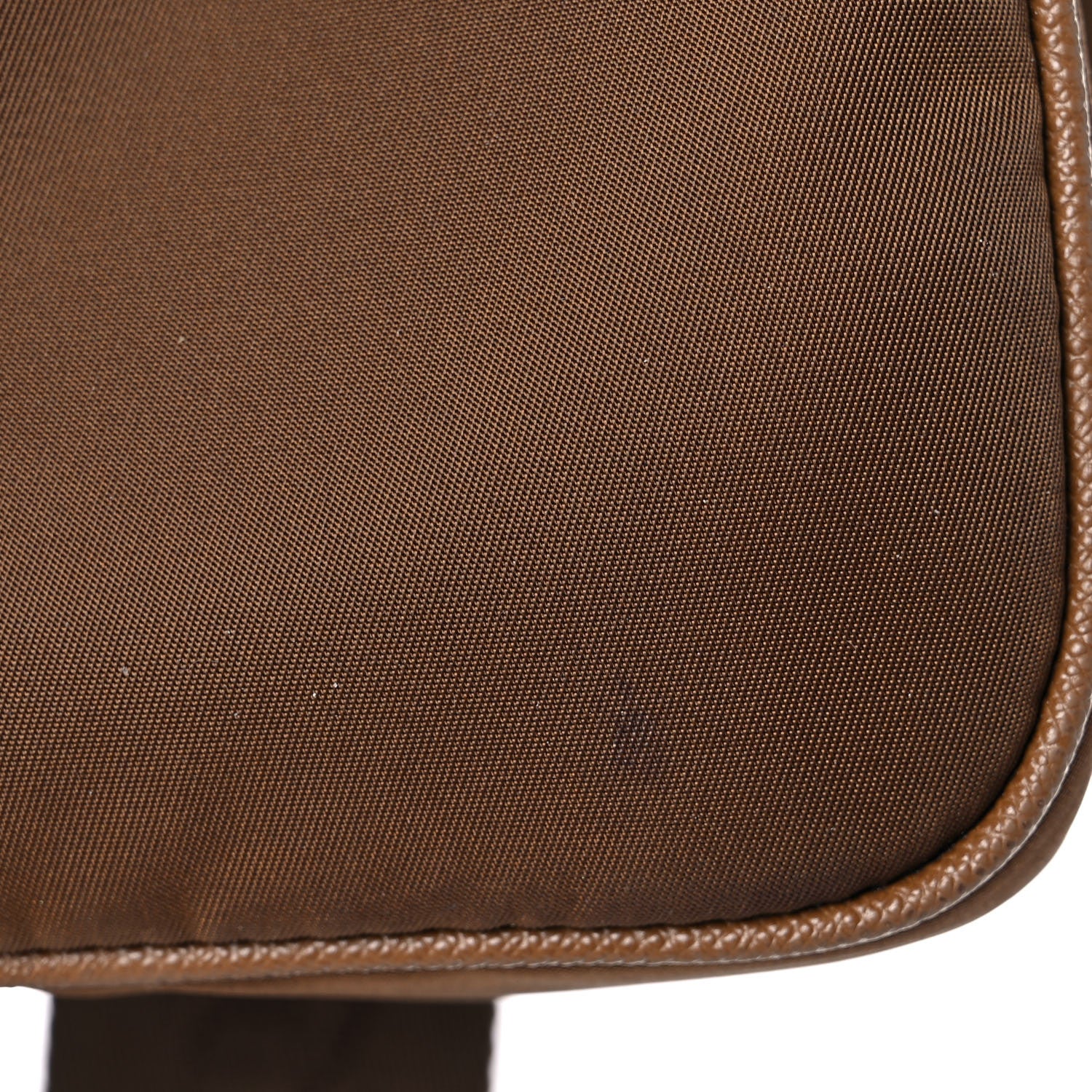 Prada Tessuto Nylon Saffiano Re-Edition 2005 Shoulder Bag Cacao 11 of 14