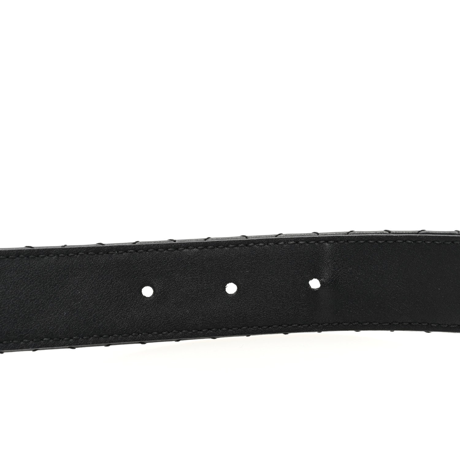 Gucci Calfskin Trapuntata Zumi 30mm Belt 75 30 Black 4 of 5
