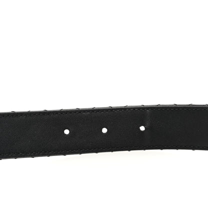 Gucci Calfskin Trapuntata Zumi 30mm Belt 75 30 Black 4 of 5