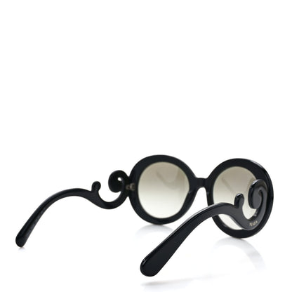 Prada Acetate Baroque Sunglasses SPR 27N Black 4 of 7