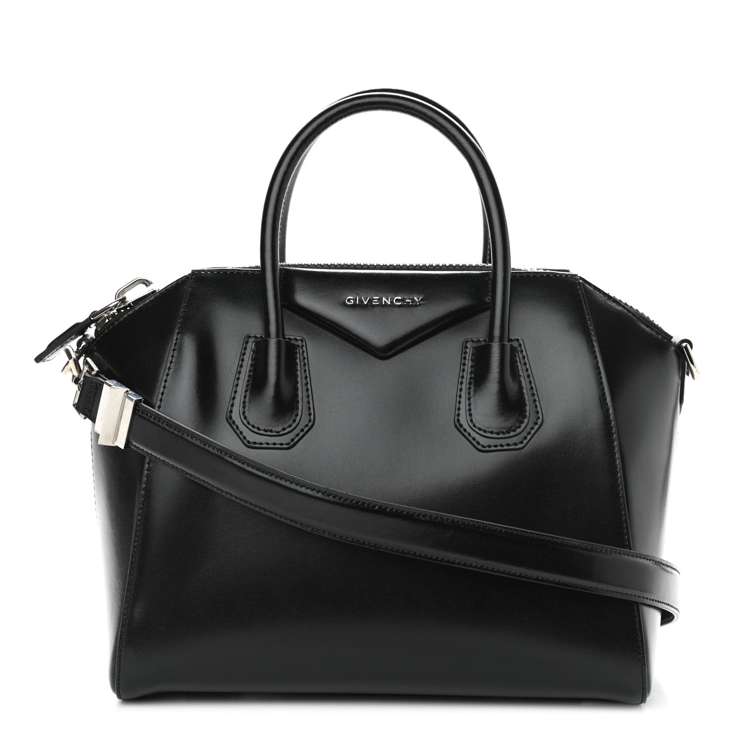 Givenchy Shiny Lord Calfskin Small Antigona Black 1 of 10