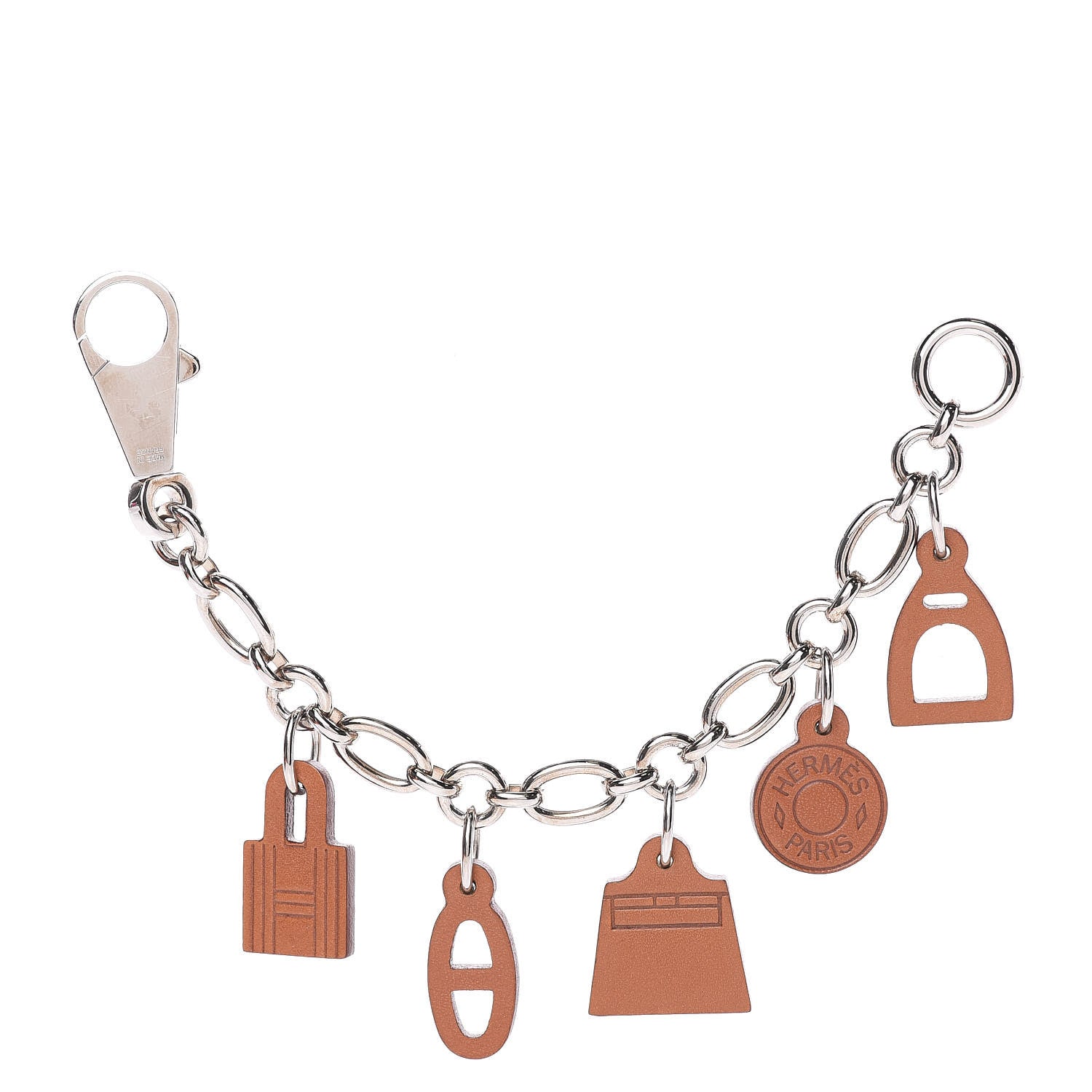 Hermes Barenia Breloque Olga Amulette Bag Charm Fauve 1 of 6