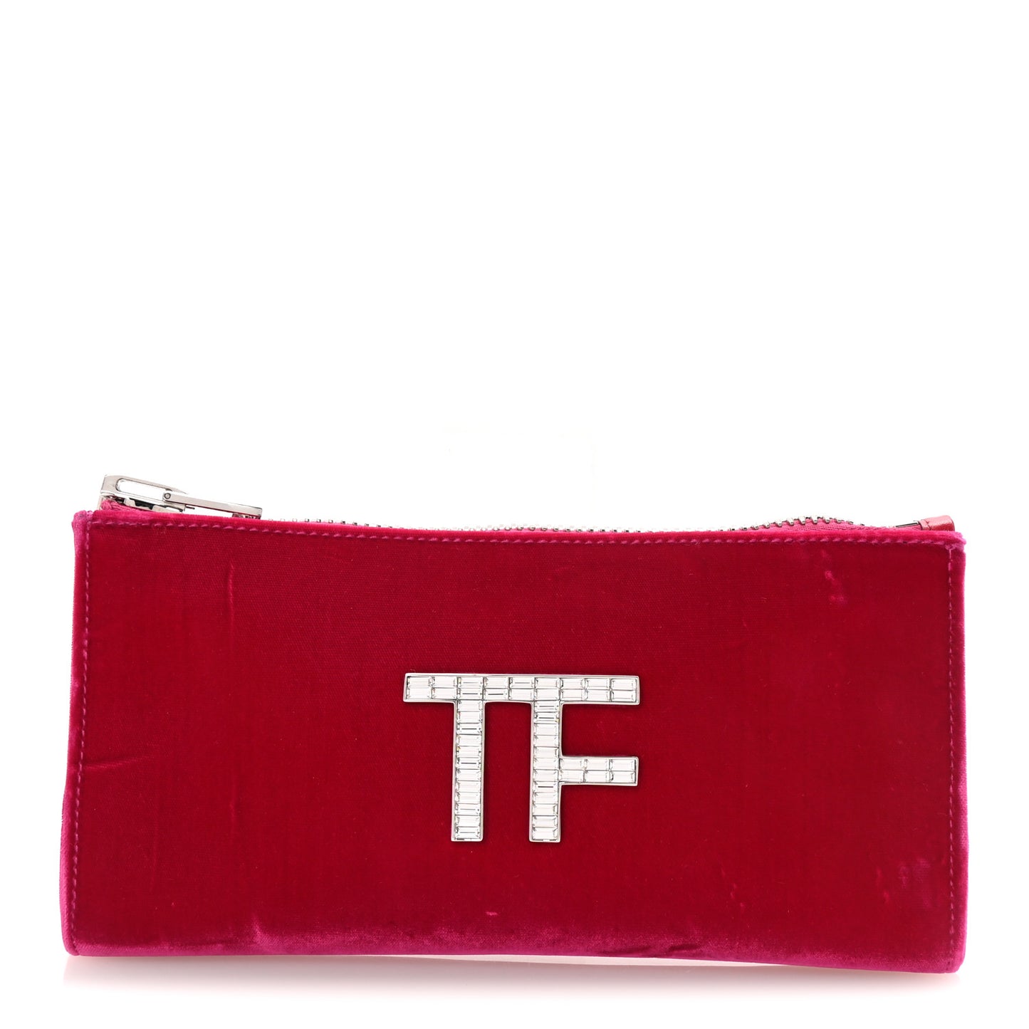 Velvet Crystal TF Clutch Pink