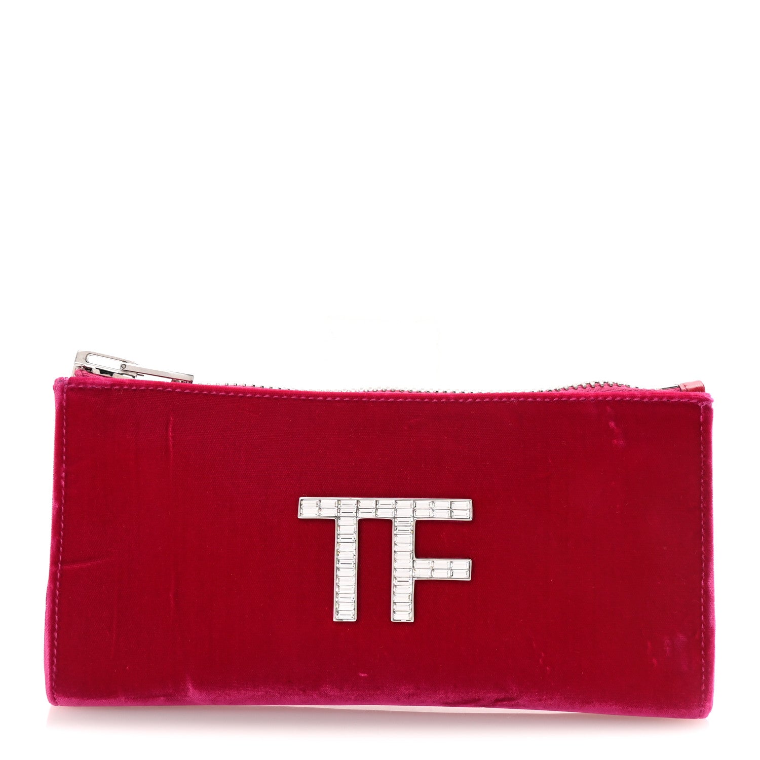 Tom Ford Velvet Crystal TF Clutch Pink 1 of 6