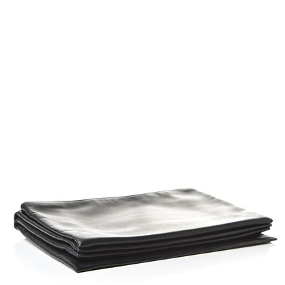 Celine Lambskin Roll Clutch Black 4 of 8