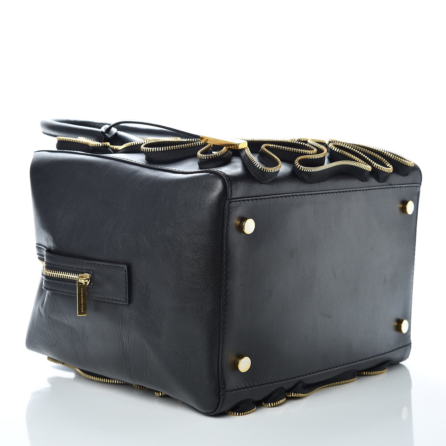 Stella McCartney Eco Alter Nappa Cavendish Zipper Tote Black 4 of 13