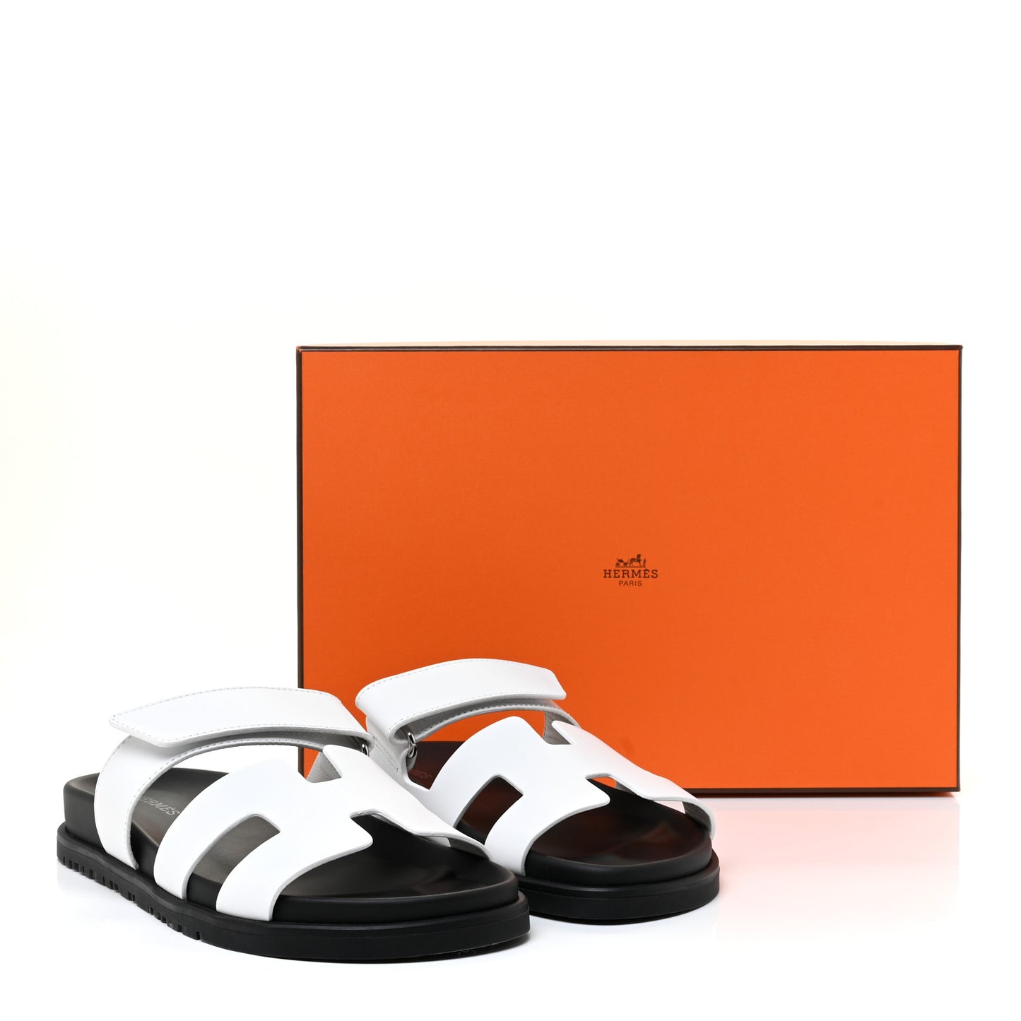 Calfskin Womens Chypre Sandals 37.5 White