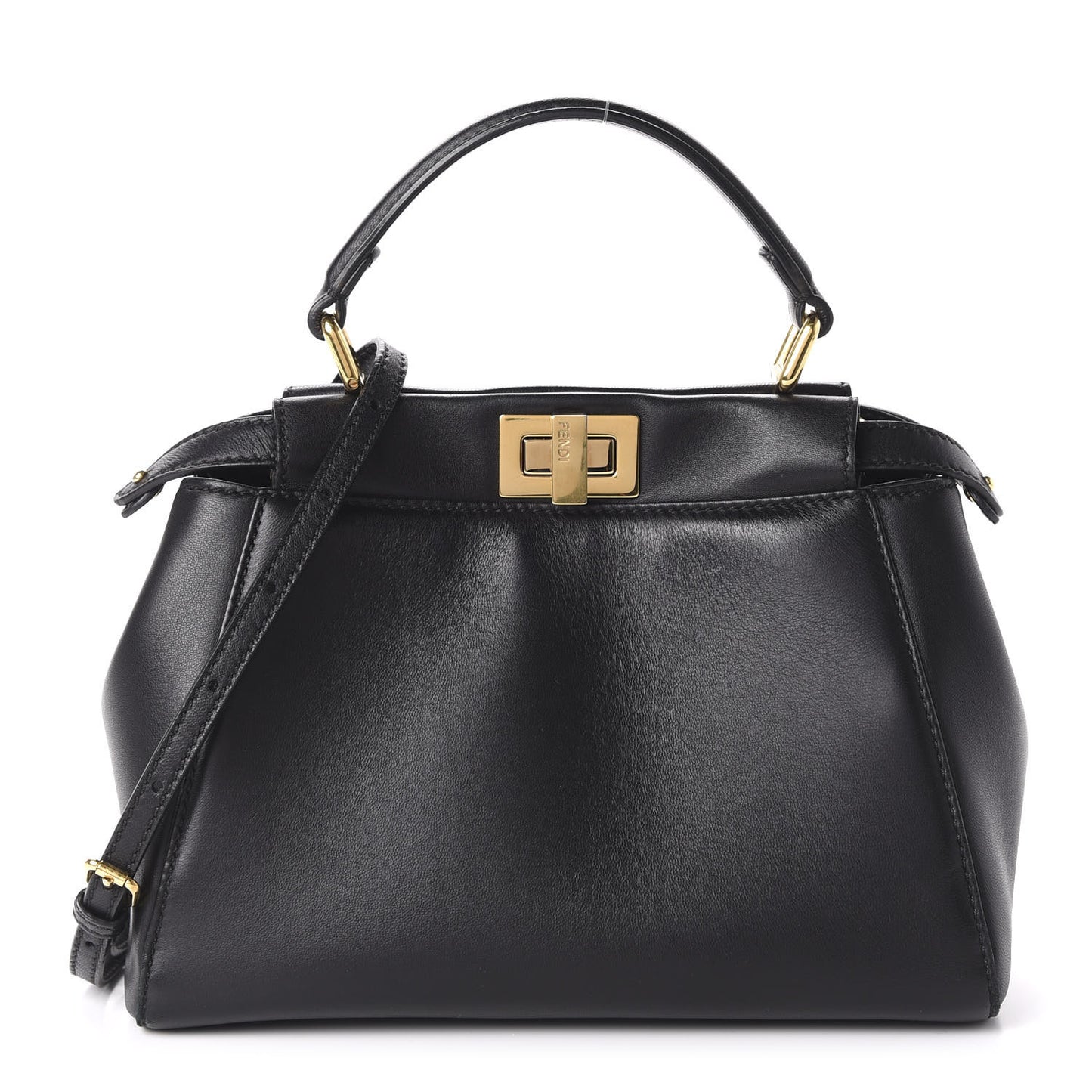 Nappa Mini Peekaboo Iconic Satchel Black
