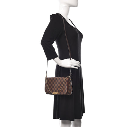 Louis Vuitton Damier Ebene Favorite MM 2 of 12